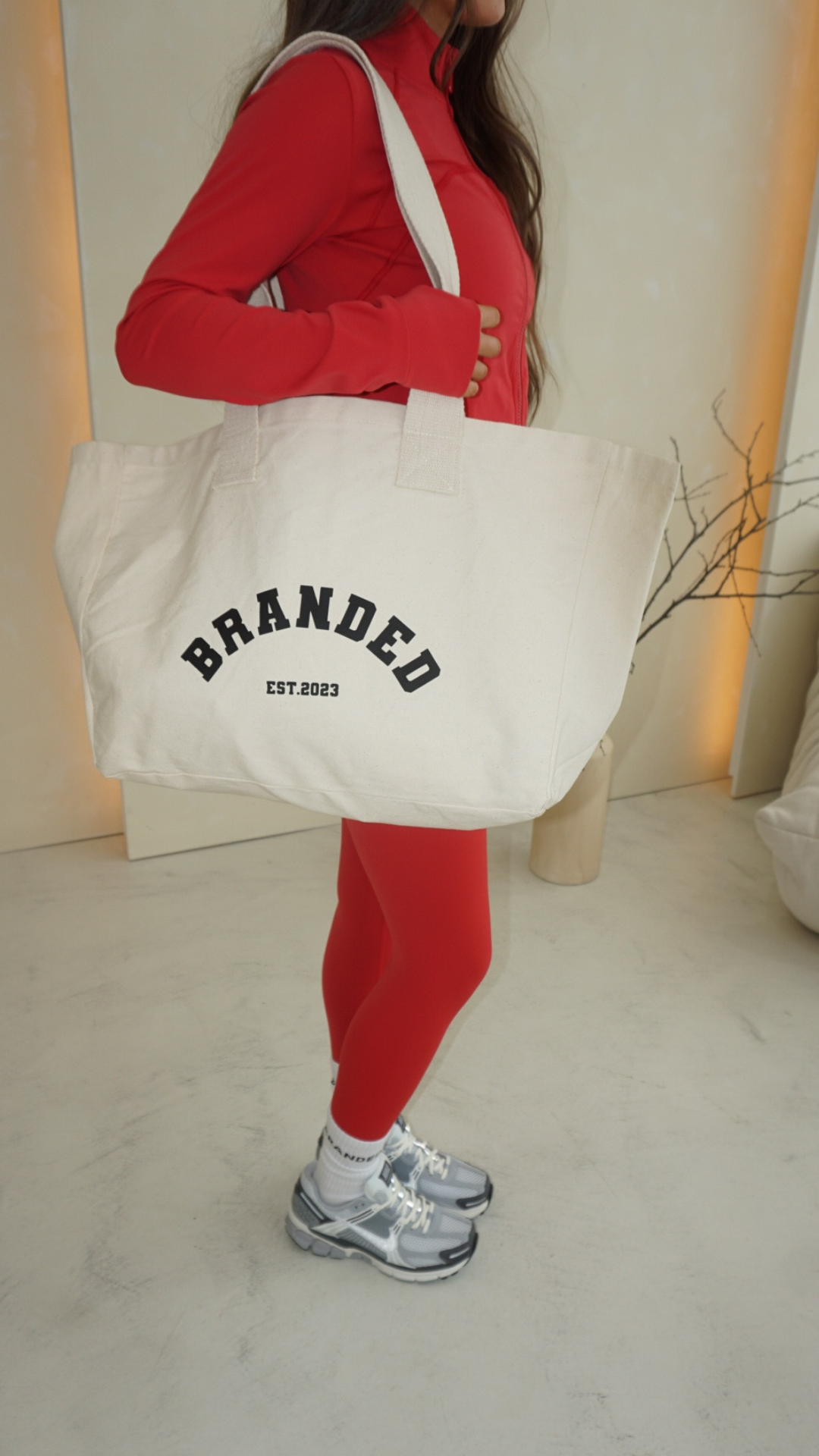 CREAM TOTE BAG